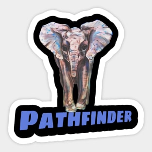 Wise Baby Elephant is a Pathfinder Sticker
